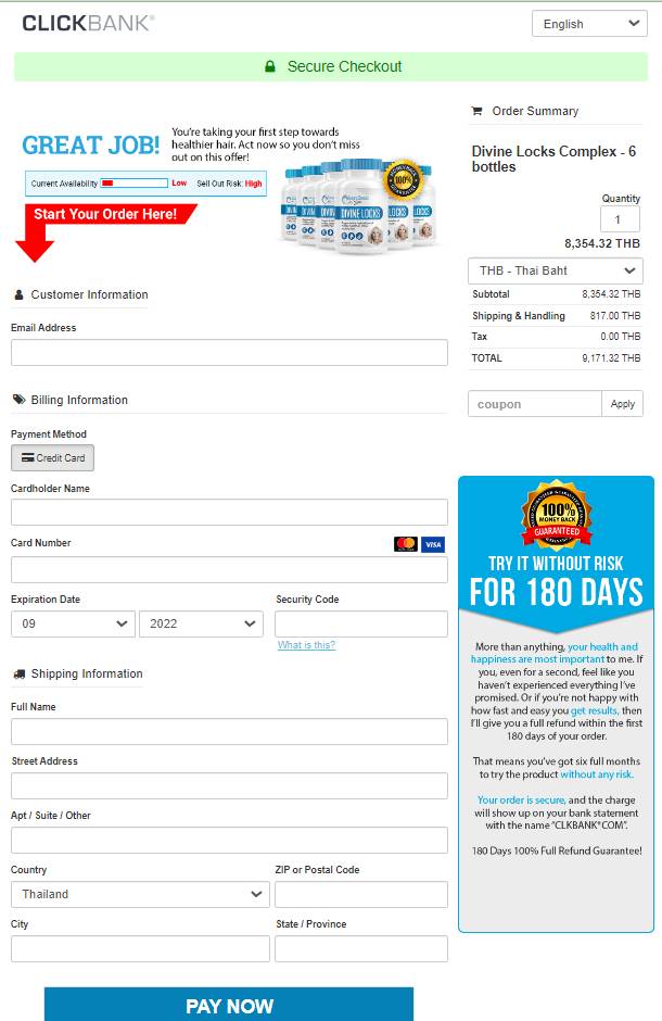 Divine Locks - Secure checkout
